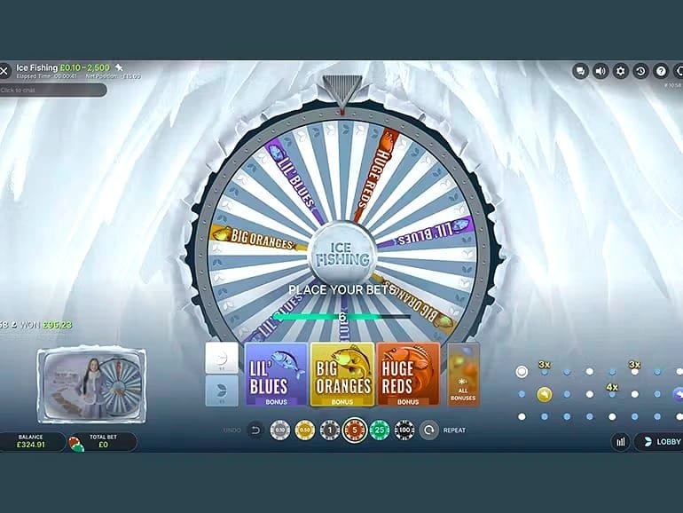 Ice Fishing Live ritmo e meccanica – I moltiplicatori casuali x2-x10: quando cambiano le regole a metà spin